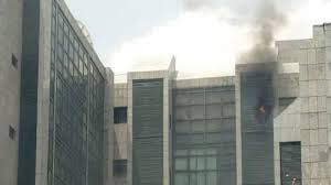 BREAKING: Fire guts Corporate Affairs Commission, HQ