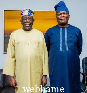 OYO 2023: TINUBU ENDORSES FOLARIN