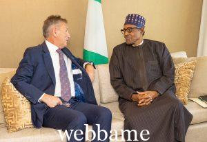 BUHARI HELD MEETING WITH EXXONMOBIL CEO