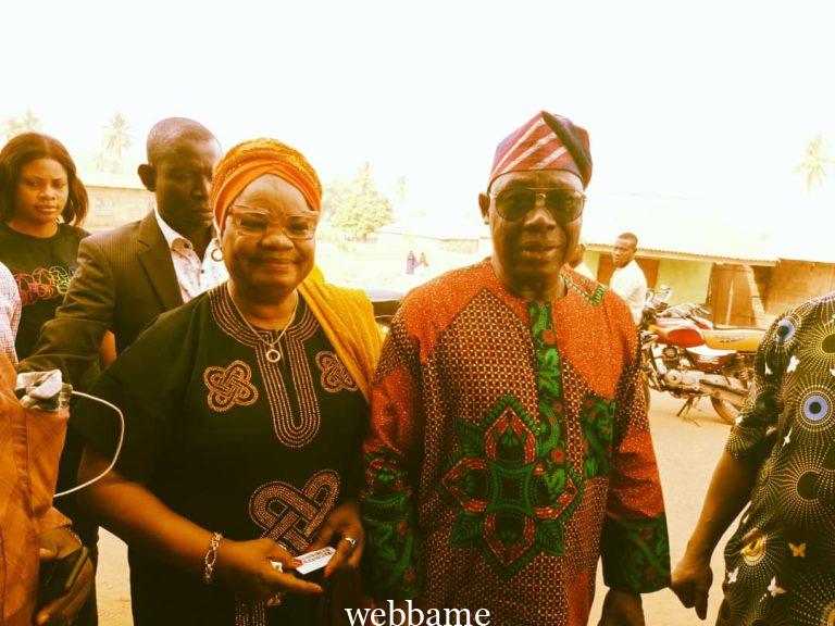BAYO LAWAL, OYO DEPUTY GOV,WIFE VOTES IN KISHI, COMMEND EXERCISE