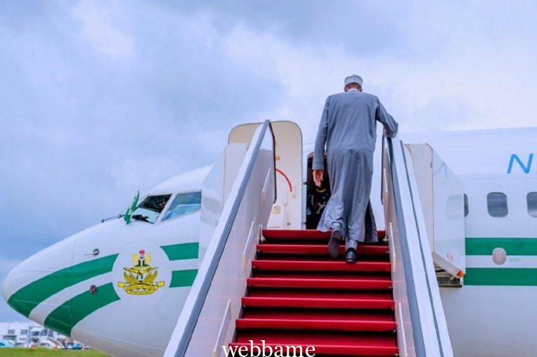 PRESIDENT BUHARI JET OUT ADDIS ABABA
