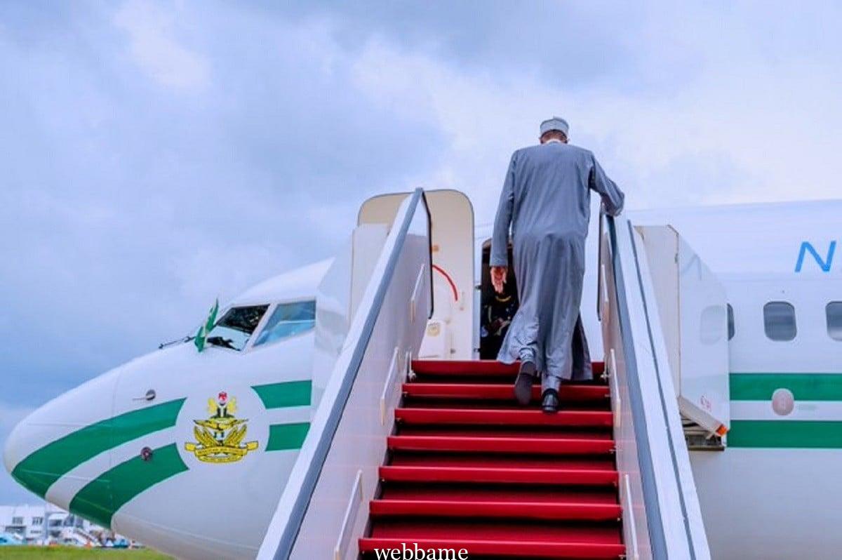 PRESIDENT BUHARI JET OUT ADDIS ABABA