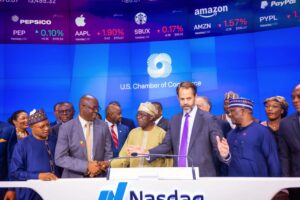 PHOTO SPEAKS: GOV SEYI MAKINDE IN HANDSHAKE WITH PRESIDENT TINUBU