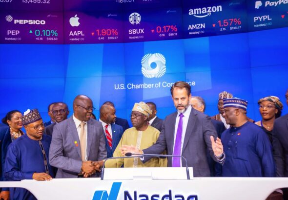 PHOTO SPEAKS: GOV SEYI MAKINDE IN HANDSHAKE WITH PRESIDENT TINUBU